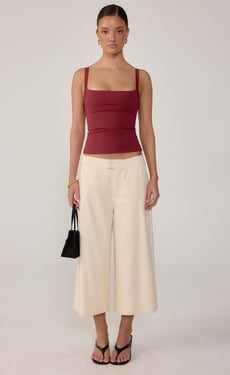 Katia Midi Pants (Oat) - US 8