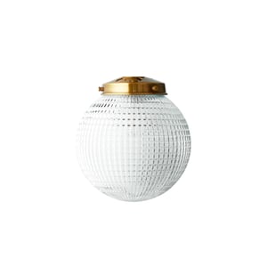 Regular Espere in clear waffle glass