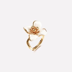 Iris Blossom Ring - Adjustable - 6.5