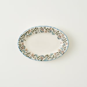 Vintage Porcelain Serving Platter - 10"