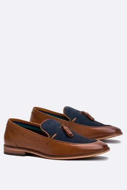 Freemont Tan / Navy Loafers