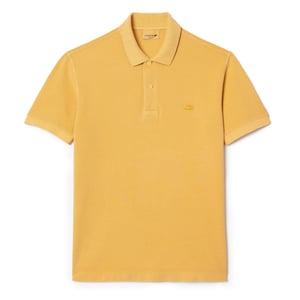 Lacoste Classic Fit Cotton Pique Polo Shirt Eco Golden Haze
