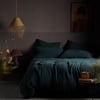 Darkest Spruce 100% Linen Fitted Sheet