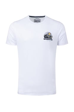 Weird Fish Lake District Back Print Graphic T-Shirt White Size XL