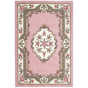 Shensi Aubusson Rug in Pink - 150x240cm