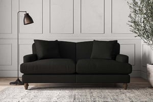 nkuku Deni Sofa | Make To Order | Medium | Brera Linen Granite