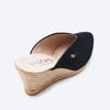 Truja Suede Espadrille Mule Wedges