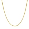 Round Snake Chain Necklace Gold