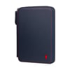 Leather Travel Wallet / Organizer - Navy Blue