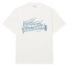 Lacoste Crocodile Graffiti S/S Tee White