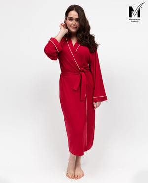 Blaze Womens Jersey Long Dressing Gown - 28