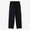 Straight Leg Linen Pants - Black