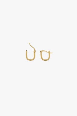 Victoria Beckham Small Hoop Earrings - ONE SIZE - Womens