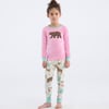 Girls Bearly Sleeping Pajama Set