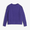 Button Neck Sweater - Ultra Violet