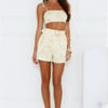 Capri Sun Mini Shorts Yellow