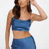 Best Dressed Crop Top Navy
