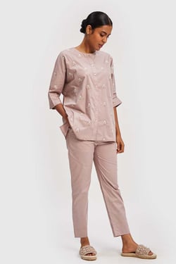 Making Me Blush Set - Poplin Pink / 2XL
