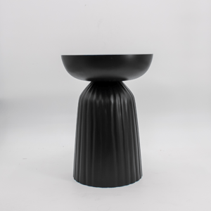 Black Wooden Accent Table