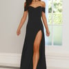 Blushing Cinderella Maxi Dress Black