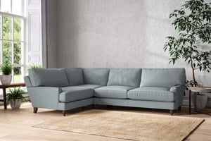 nkuku Marri Left Hand Corner Sofa | Make To Order | Grand | Recycled Cotton Horizon