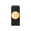 Lucian dimmer module in top brass