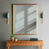 Studland mirror in brass