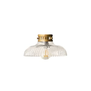 Smaller Swurly shade in clear glass