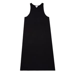Sunspel Womens Jersey Midi Dress Black