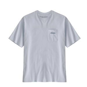 Patagonia Boardshort Logo Pocket Responsibili-Tee White