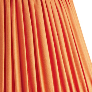 30cm straight empire shade in Persimmon silk