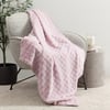 QE Home Mini Bubble Throw in Pink Dawn, Geometric