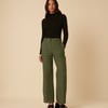 NC x Lisou Black and Lime Green Jacquard Checkerboard Tailored Trousers