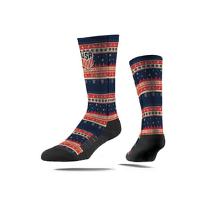 U.S. Soccer Holiday Sweater Socks