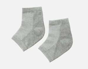 QE Home Hydraheel Spa Socks in Grey