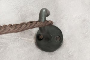 nkuku Aniko Hook Set Of 2 | Storage | Iron | Small 6.5 x 3 x 5 cm