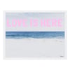 Love Is Here Beach Horizontal Art Print