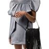 BLACK MINI FRINGE PURSE