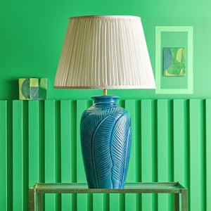 Regular Bonello table lamp in blue