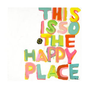 This Is So My Happy Face Art Print