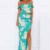 Monaco Muse Maxi Skirt Green