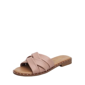 DREAM PAIRS Studded Flat Slide Sandals