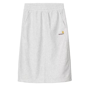 Carhartt WIP Womens American Script Sweat Skirt Ash Heather