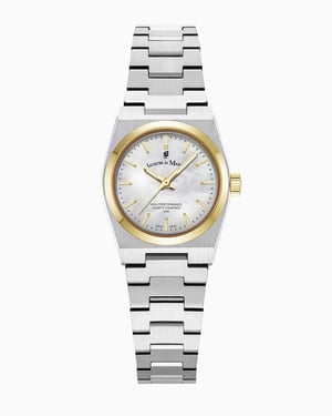 Horizon Ladies 25mm Three-hands Silver-tone White dial Stainless steel swiss watch - 25mm