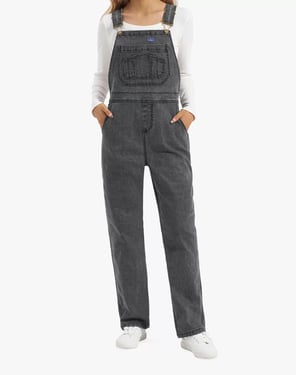 Women's Stretch Denim Bib Overalls