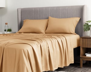 QE Home 350TC BeechBliss TENCEL™ Modal Sheet Set in Gilded, Gold, King
