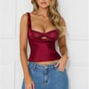 Delilah Top Burgundy