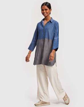Twice as Nice Blue Shirt - Ultramarine Blue / 3XL