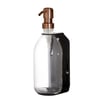 Black Single Wall Mounted Soap Dispenser