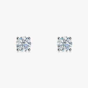 Certified Diamond Stud Earrings - Pair / 8.00 CT